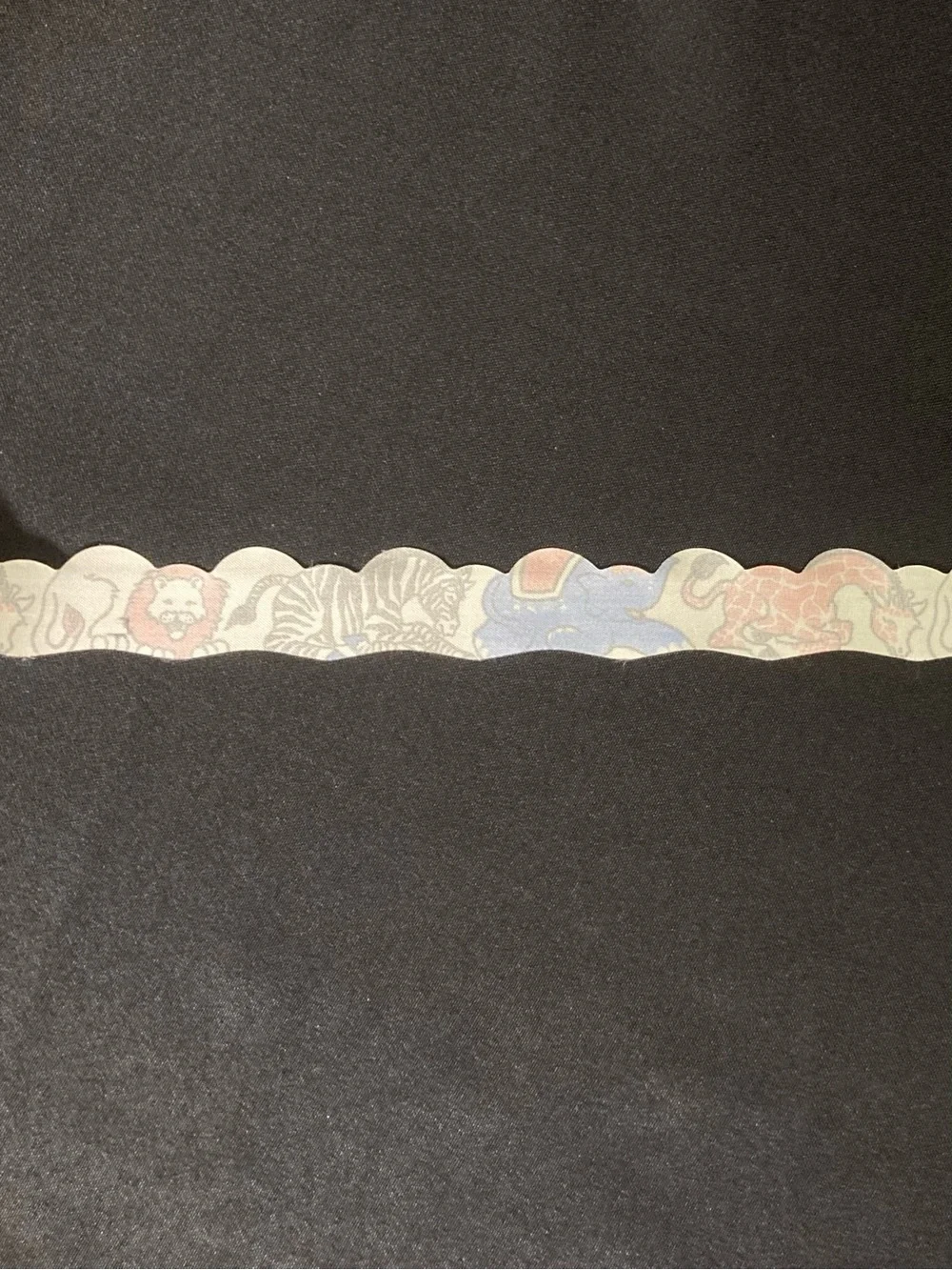 Vintage Reel Impressions Cuddly Critters Circus Animals Satin Ribbon 1 1/4 x 123